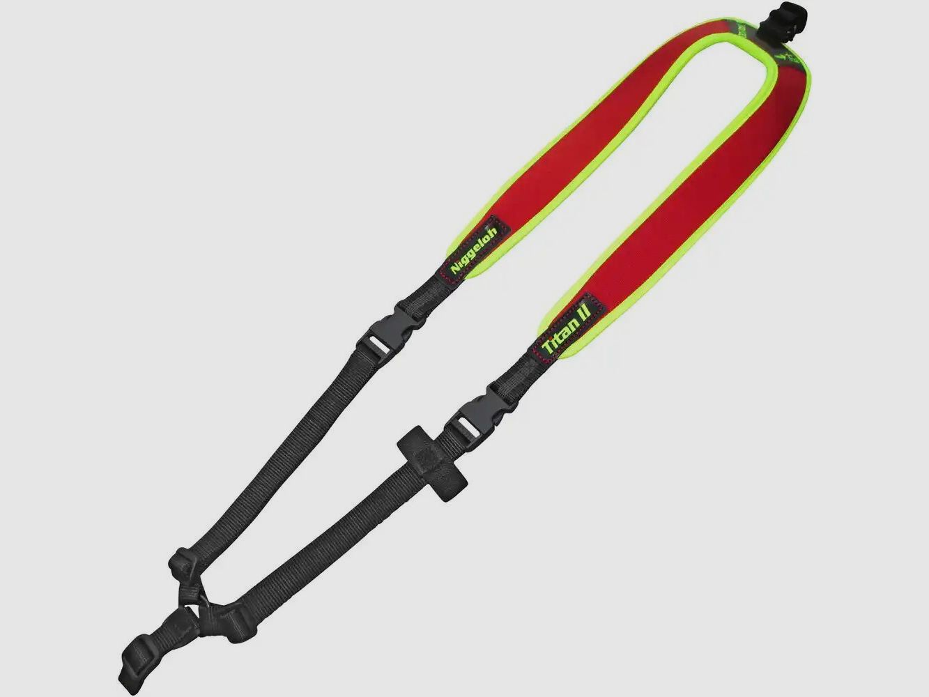 Sangle de fusil à dos Niggeloh Niggeloh Trail Titan II - Jaune-Rouge (Couleur de signal)