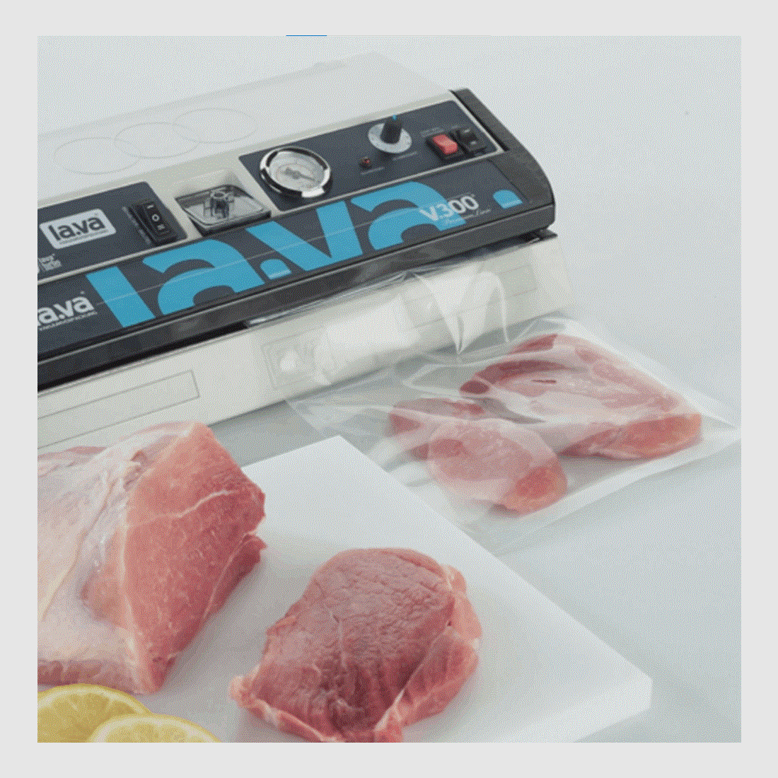 Set de envasadora al vacío V.300 Premium con bolsas de vacío