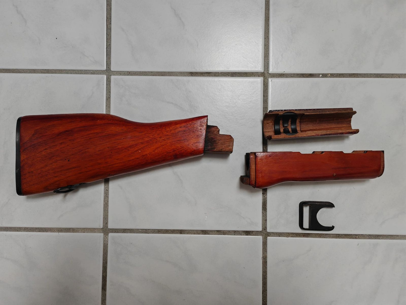 AK 47 / 74 Anbauteile Schaft / Stock& Vorderschaft / Hand Guard aus Holz