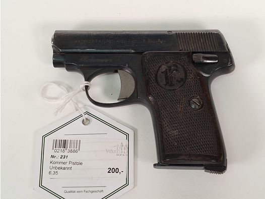 Kommer Pistole 6,35mm Browning