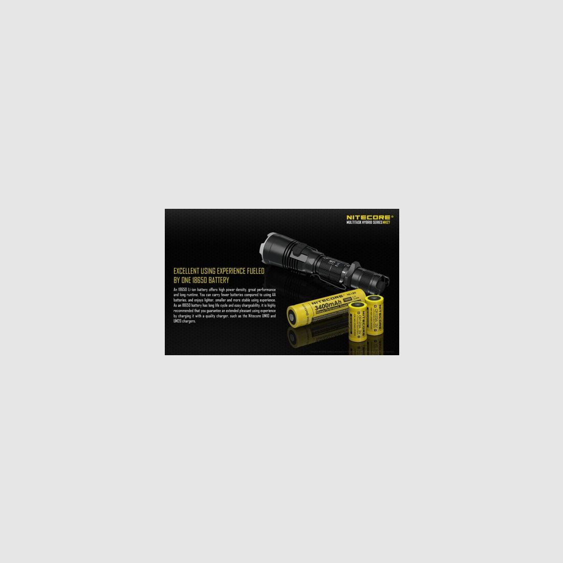 Lampe torche LED Nitecore MH27, 1000 lumens, image 18 sur 25