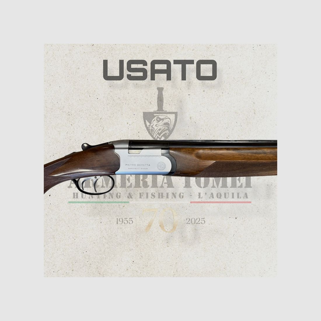 GEBRAUCHT – Bockdoppelflinte – BERETTA MOD. S 55 Kal. 12, Bild 2 von 6