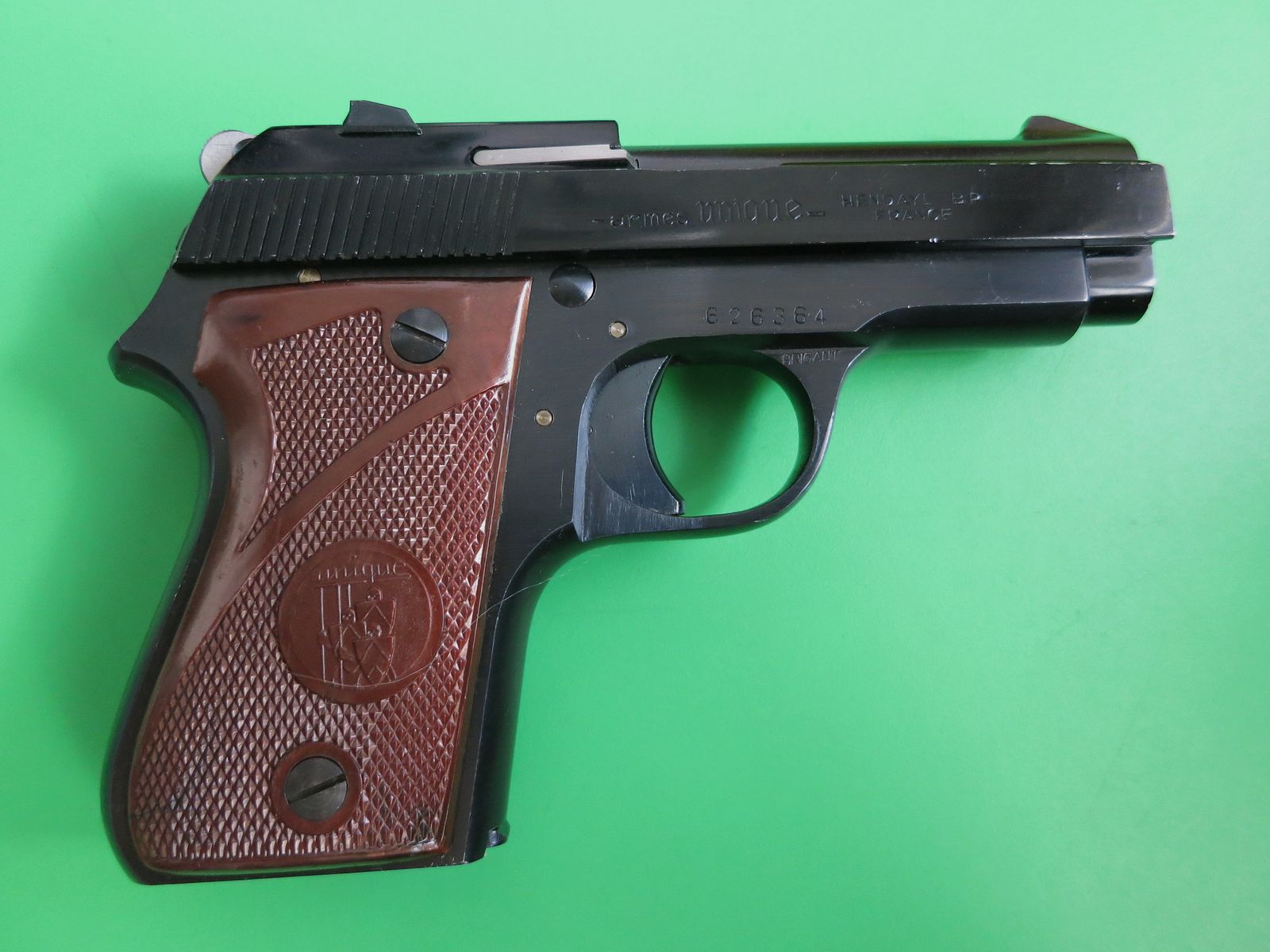 Pistola semiautomática Modelo "L" (Armes Unique MAPF), Cal. 22 lfB, Caja + Instrucciones      #60, imagen 7 de 11