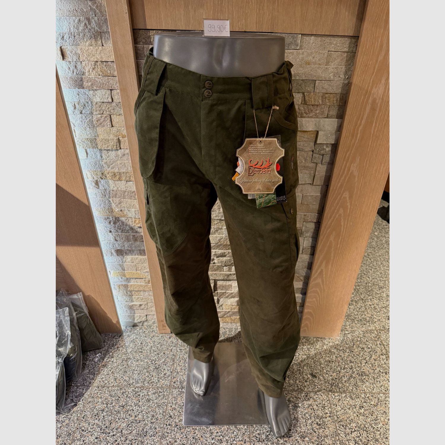 Pantalon de chasse Hillman en cuir de cerf - absolument silencieux !!