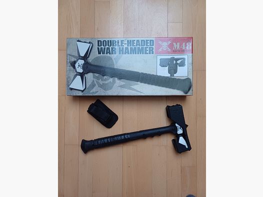 United Cutlery M48 Zweiköpfiger Kriegshammer Warhammer  UC3428 NEU OVP