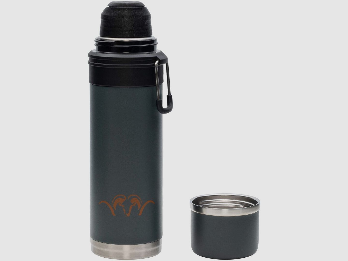 Blaser Thermosflasche mit Argali Logo 650 ml anthrazit