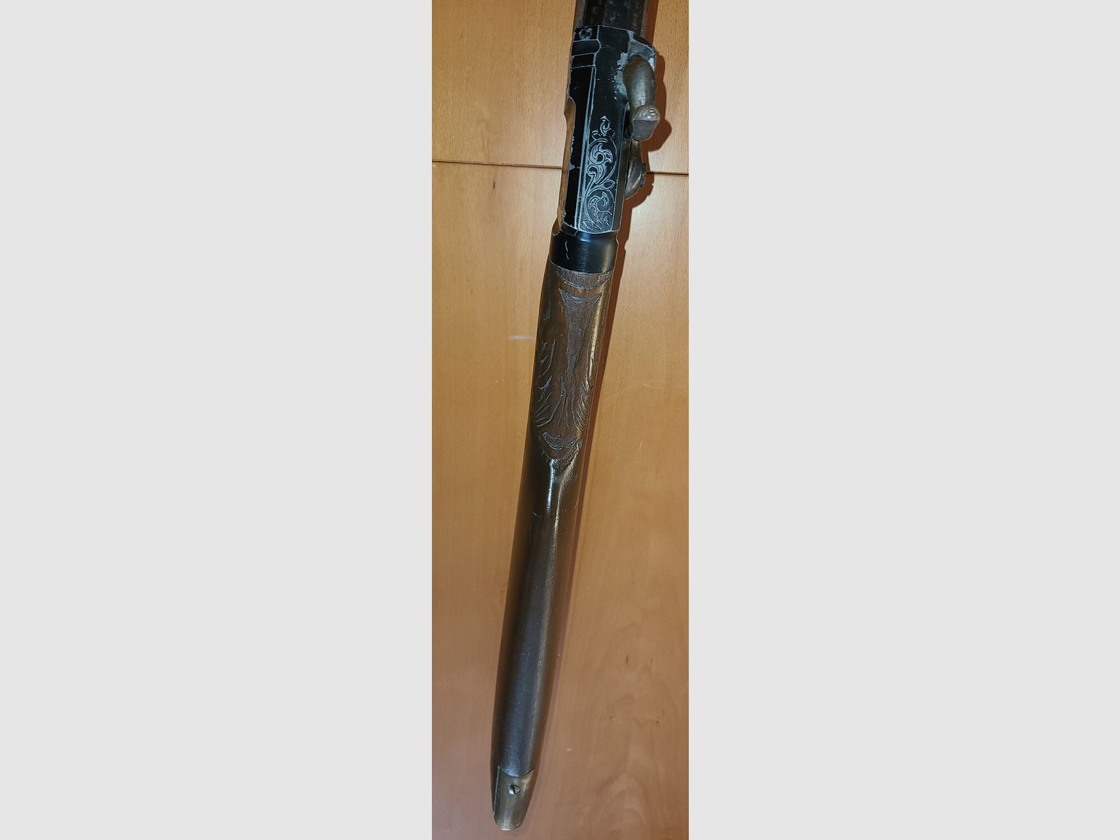 VORDERLADER BÜCHSE / cal. 45 / SCHWARZPULVER / 6B / HOLZSCHAFT / B13102 / DEFEKT