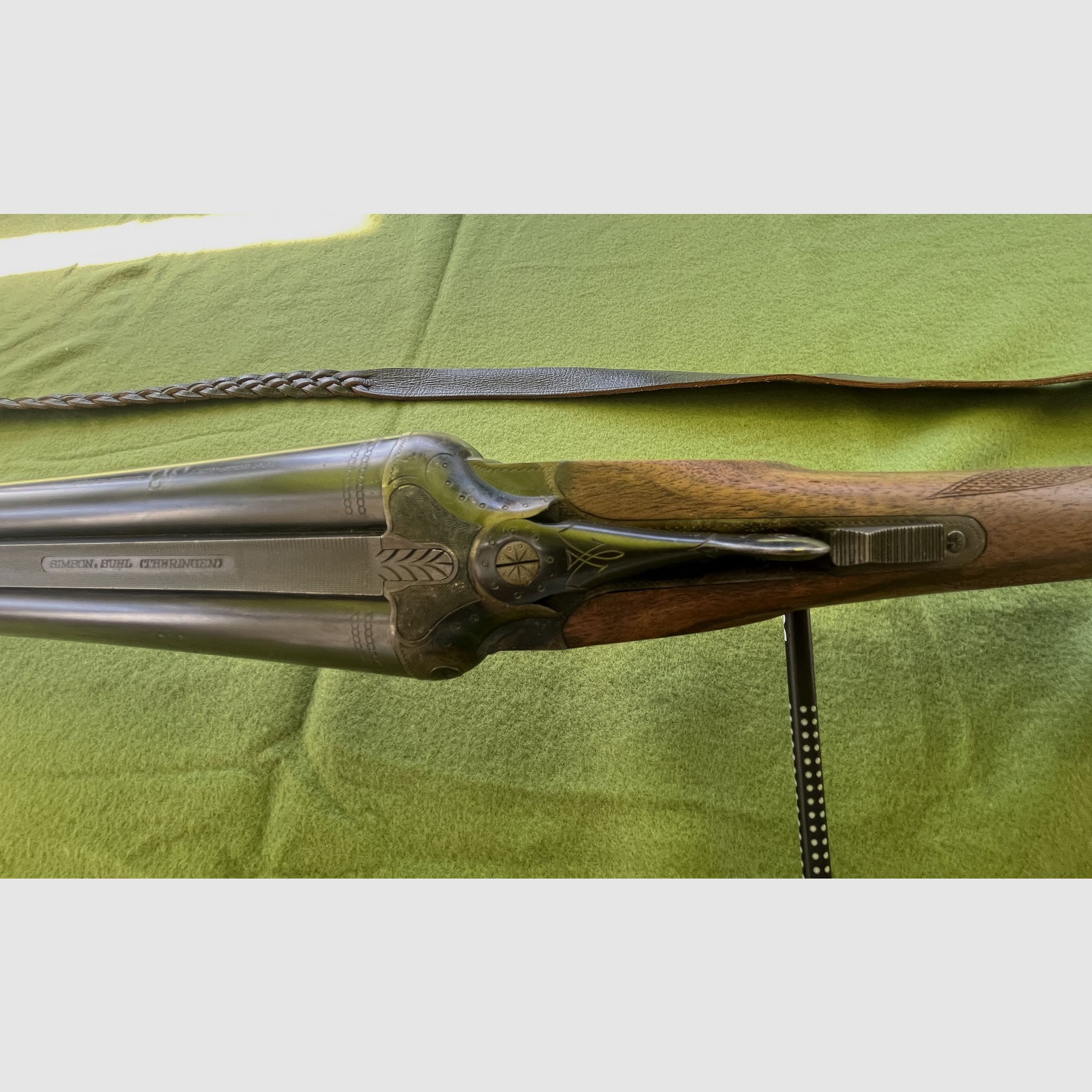 Dwulufowa strzelba Simson Suhl Kal 16/70, 71cm lufy