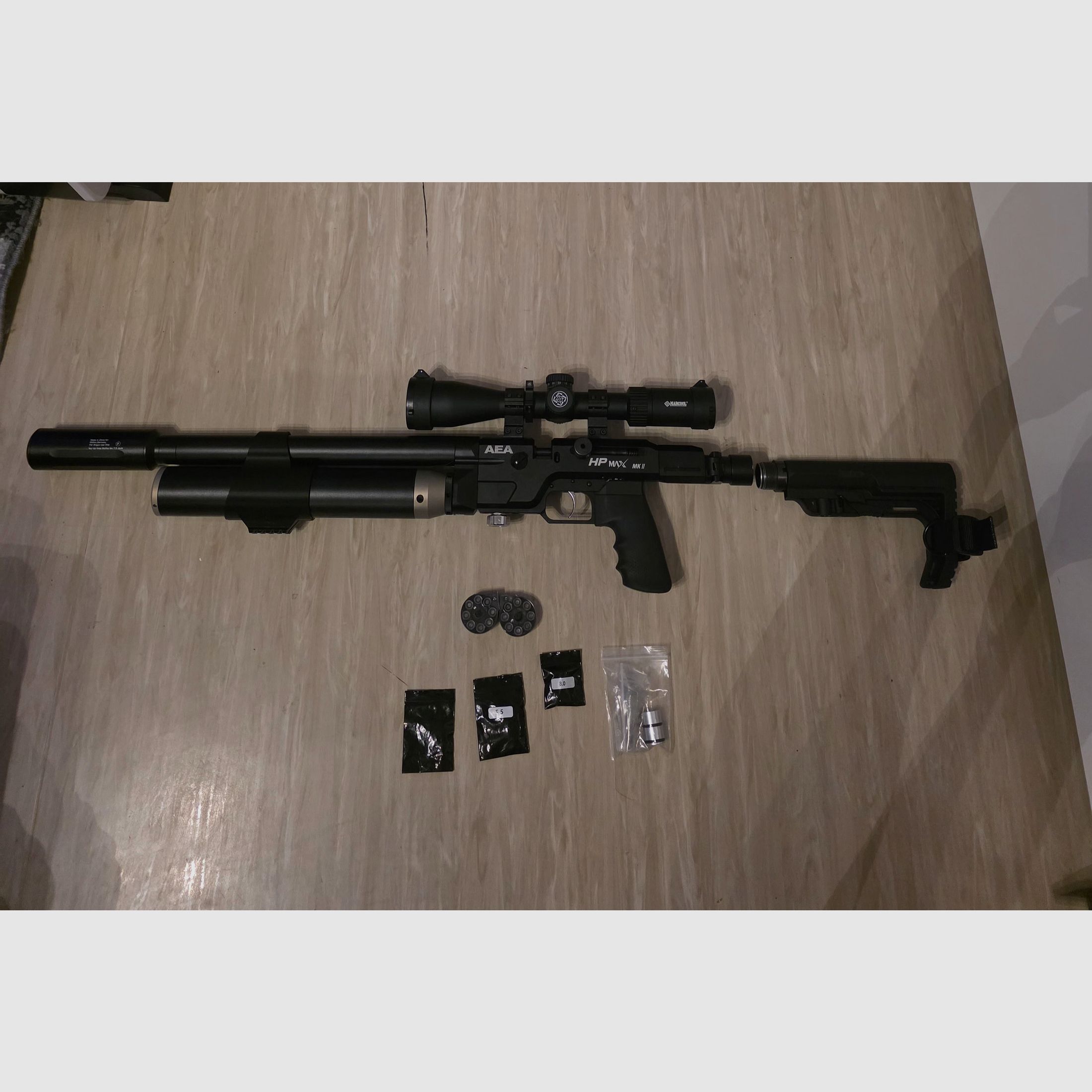 HPMAX Mk2 mit Zubehörteilen