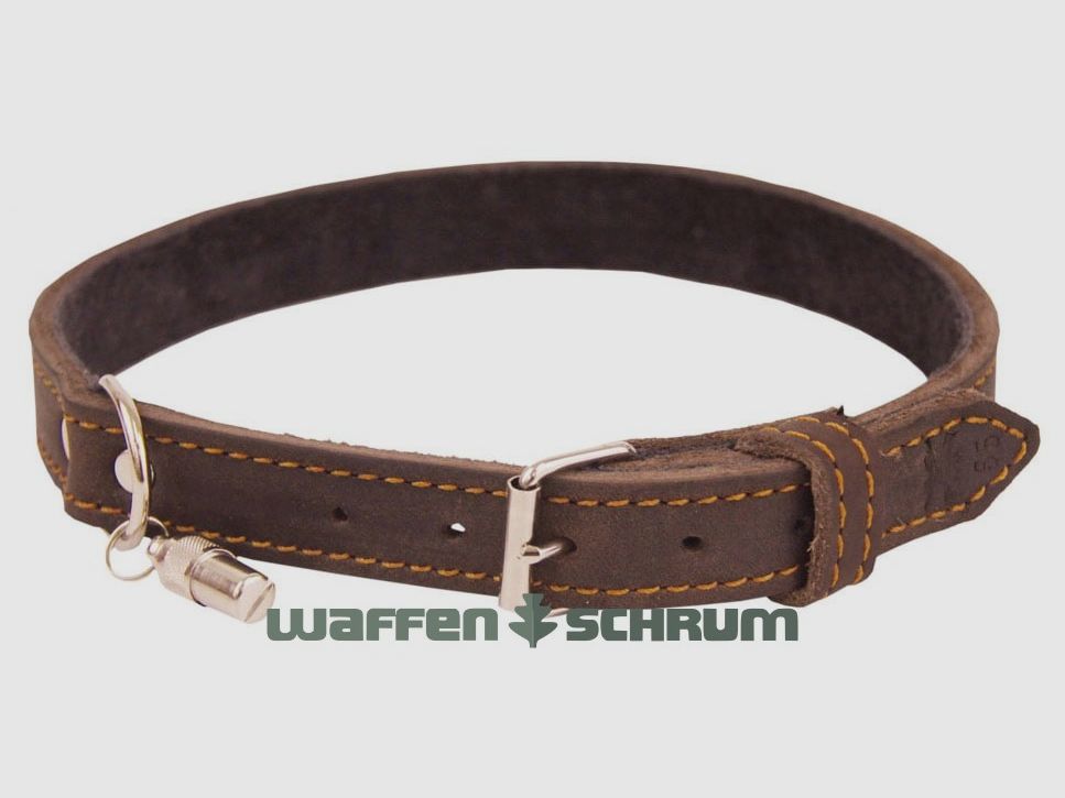 Collier AKAH en cuir huilé/cuir nappa