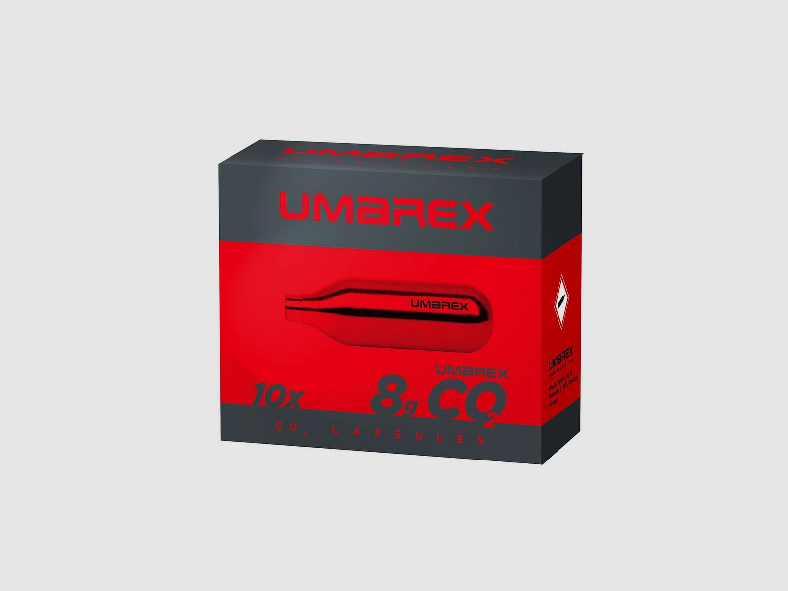 UMAREX urządzenie obronne od 18 lat, kapsuły CO2 8 g, 10 szt. do T4E TP50, PSP HDP50