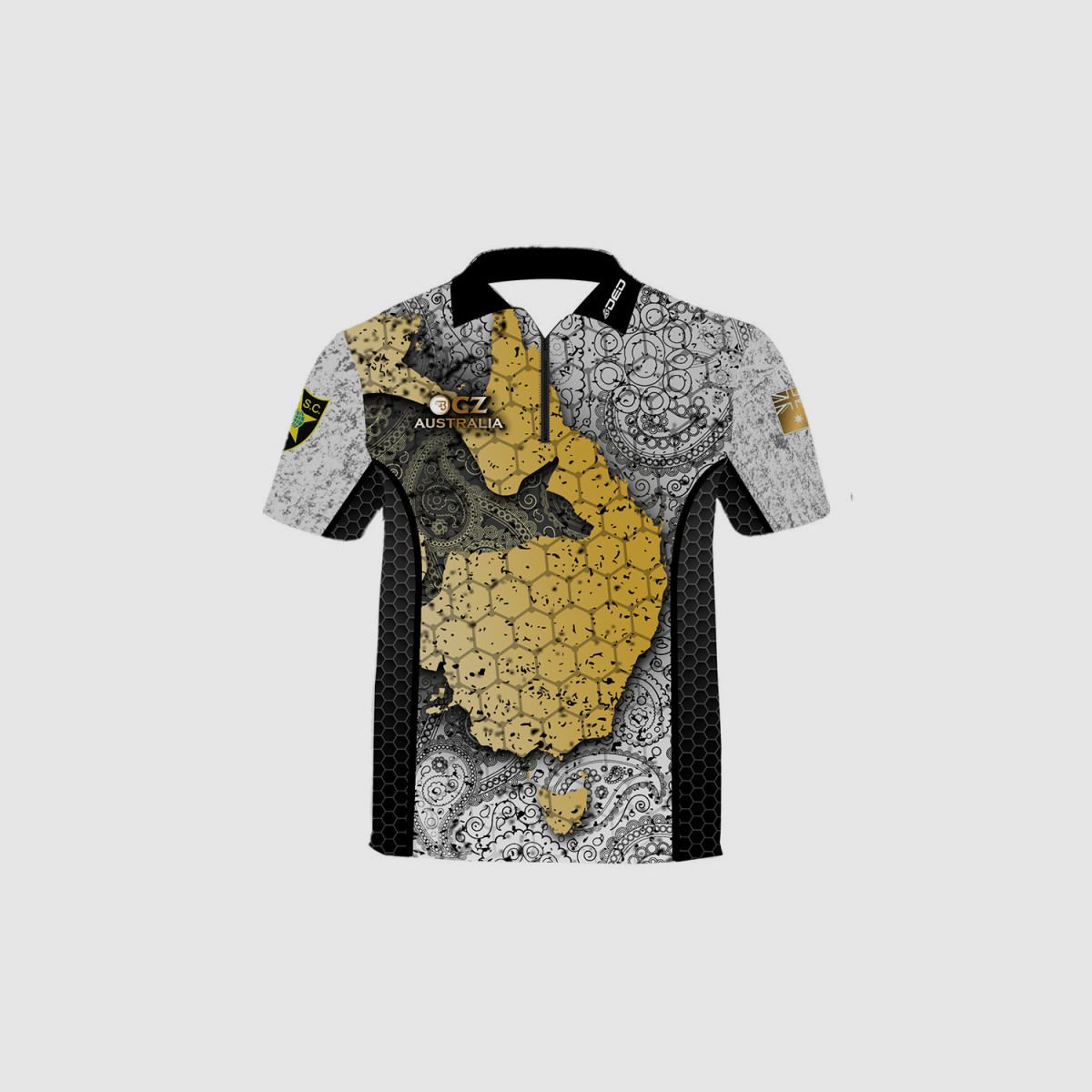 DED CZ Australia Competition T-Shirt, Größe: 4XL, Benutzerdefinierter Name: Kein Name, Kleidungstyp: Damen, Bild 1 von 3