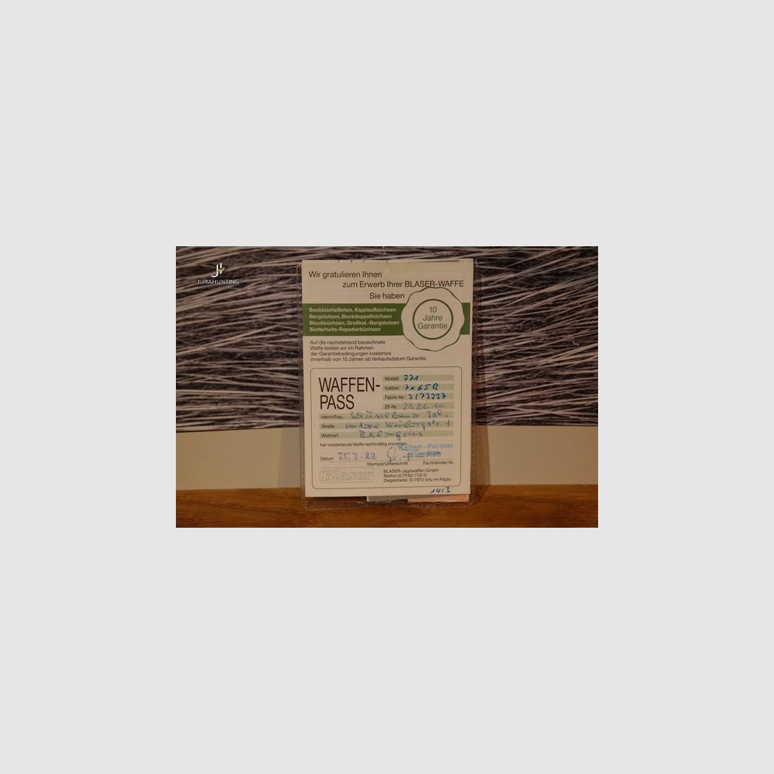 Blaser K771 Luxus; Zeiss 2-10x52