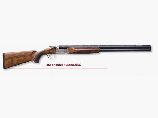 AKKAR Bockdoppelflinte Churchill Hunting 206X, zilver, 12/76, rechts