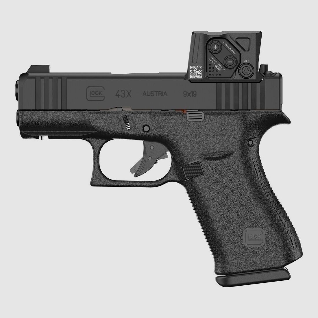 Glock Pistol 43X A-CUT Combo 9 mm Luger