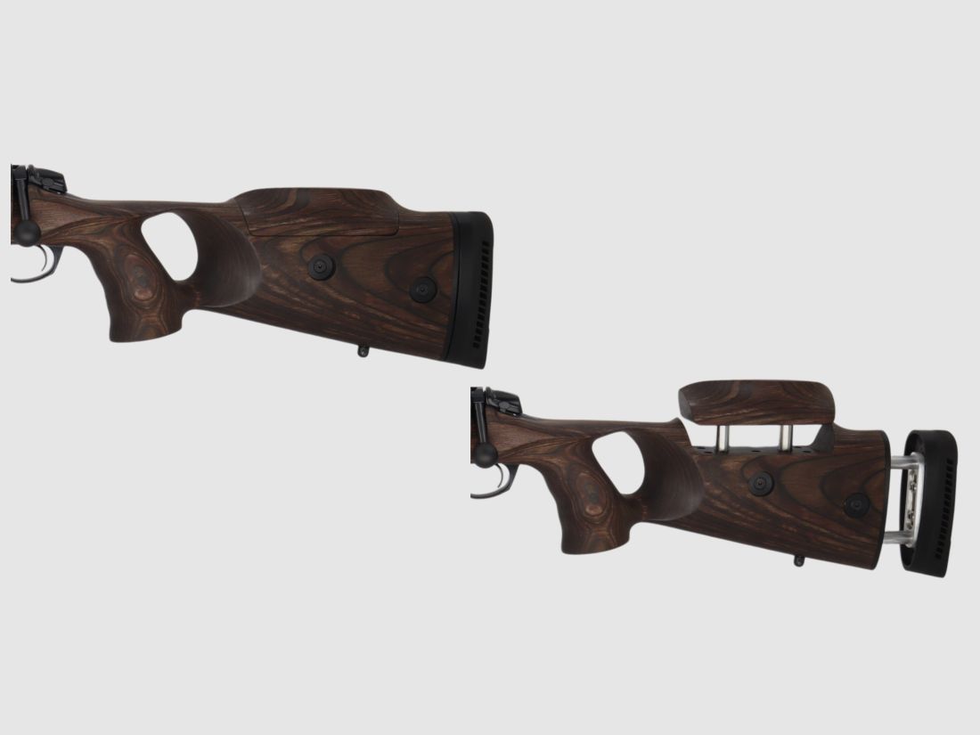  Bergara  B14 B&H Prohunter Flex LINKS Lochschaft mit Kahles Helia 2.4-12x56 fertig montiert / Optional: Brenner Schalldämpfer