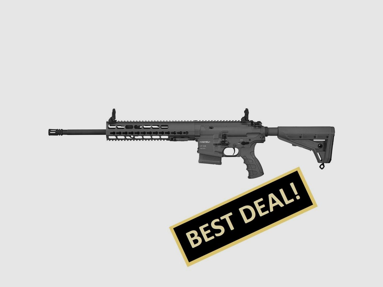 Haenel CR 308 mit langem Handschutz Lauflänge 510 mm/20, Direktabzug Selbstladebüchse