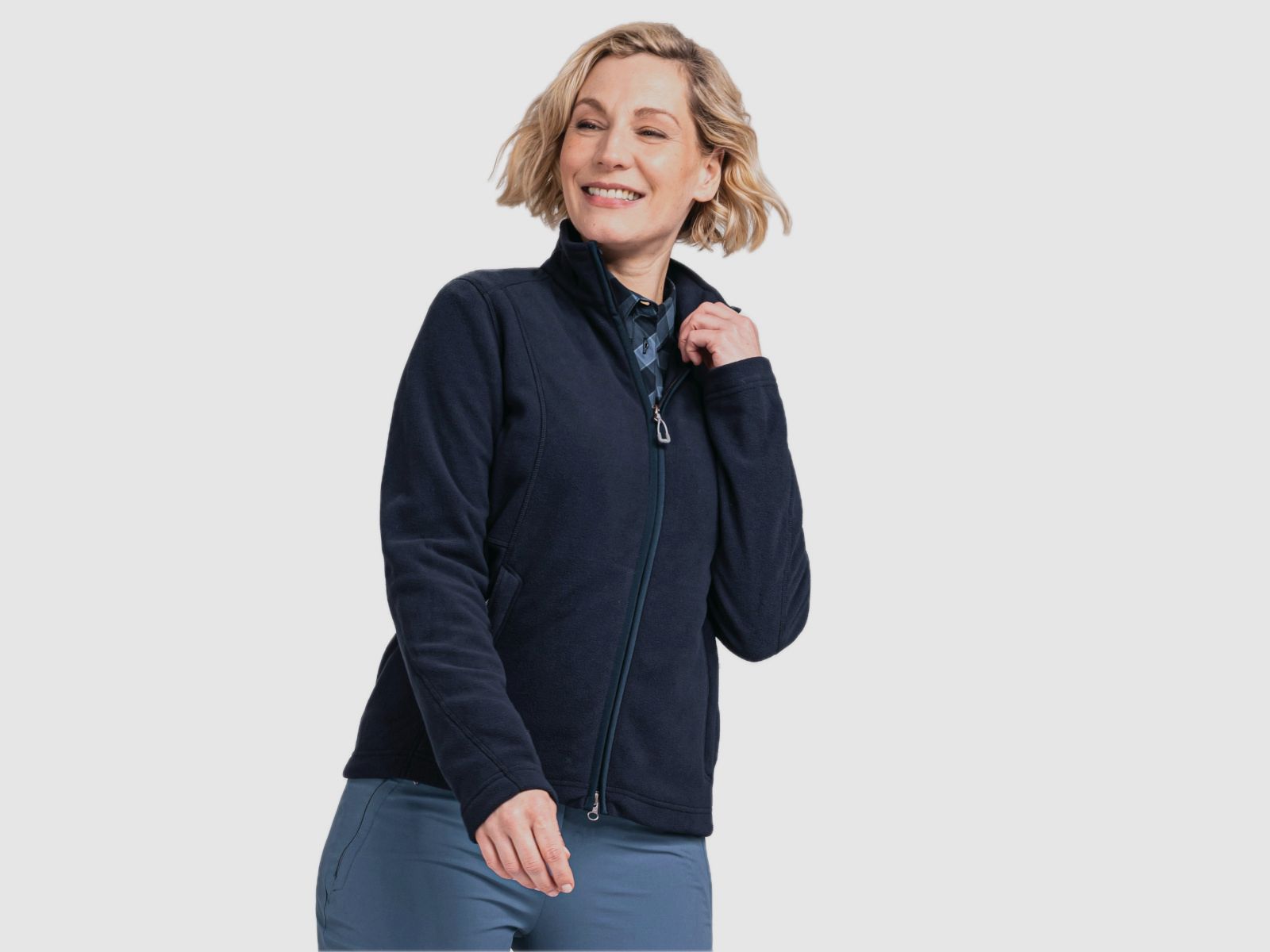 SCHÖFFEL Fleece Jacket Leona3 Blauw