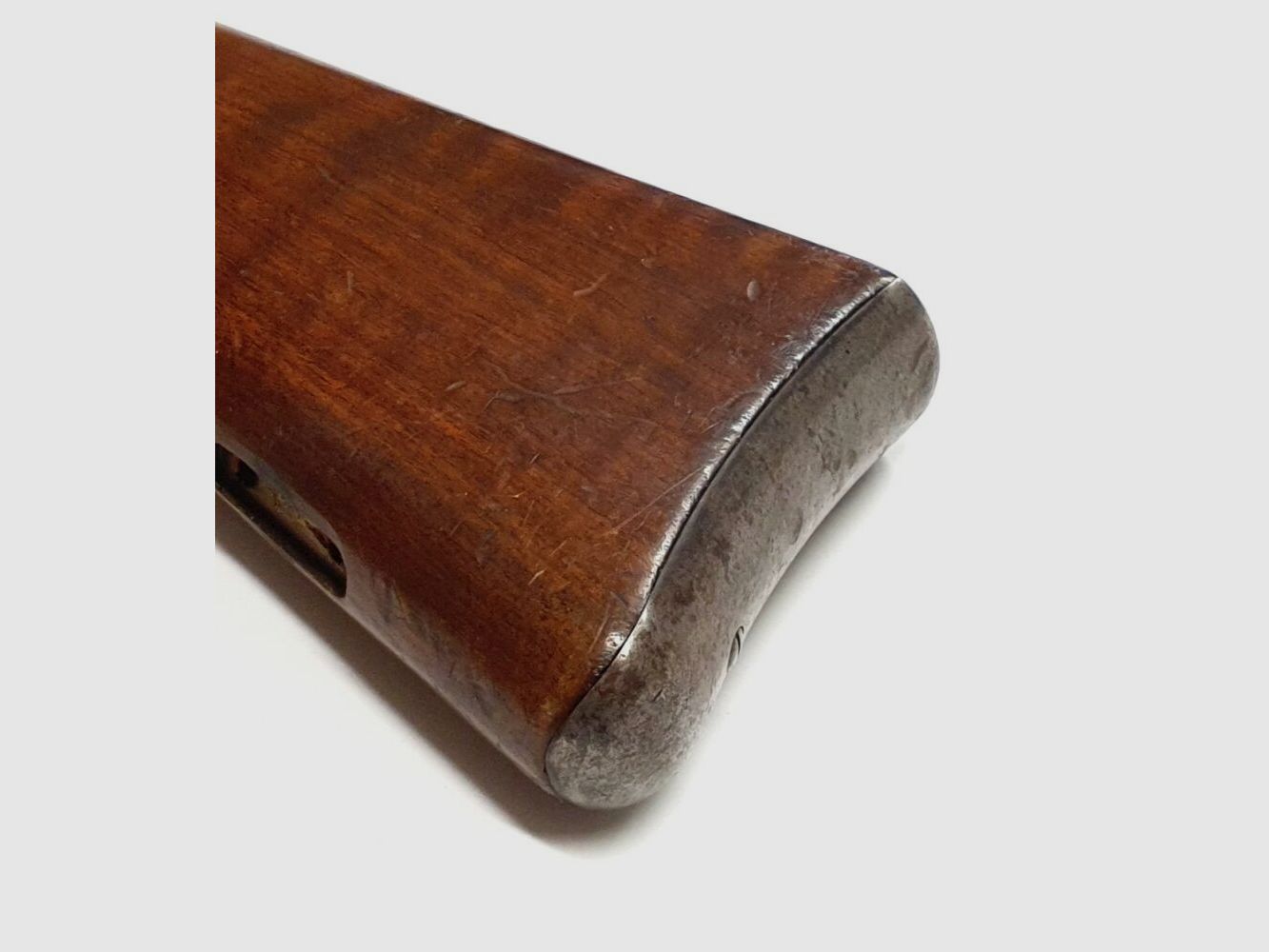 Schaft für Schweizer Infanteriegewehr / IG 1889 mit Oberholz und Beschlagteilen