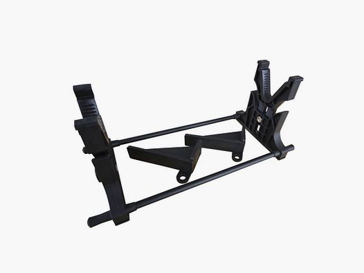 Gun rack made of plastic