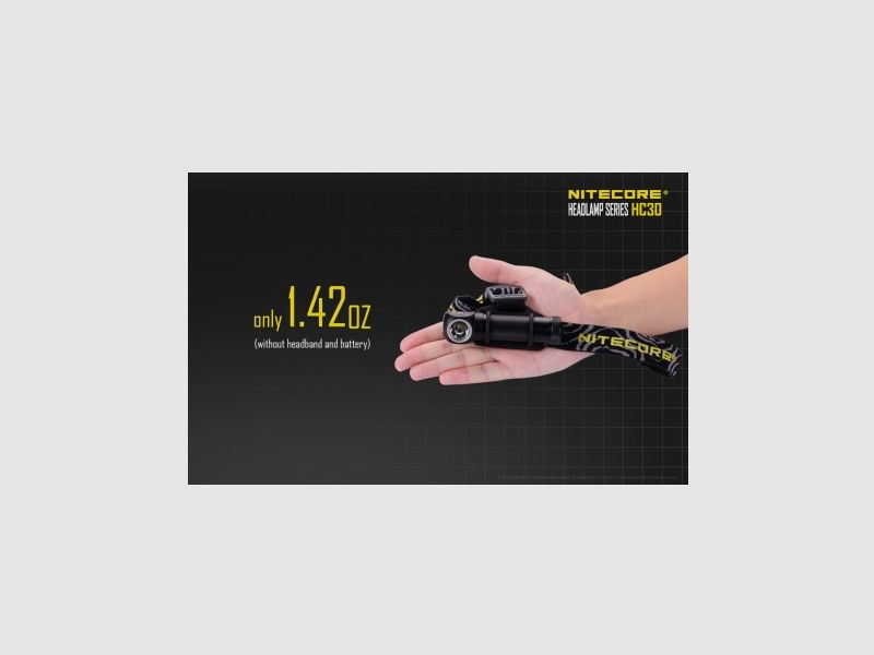Nitecore HC30 Headlamp 1000 Lumens, image 26 of 29