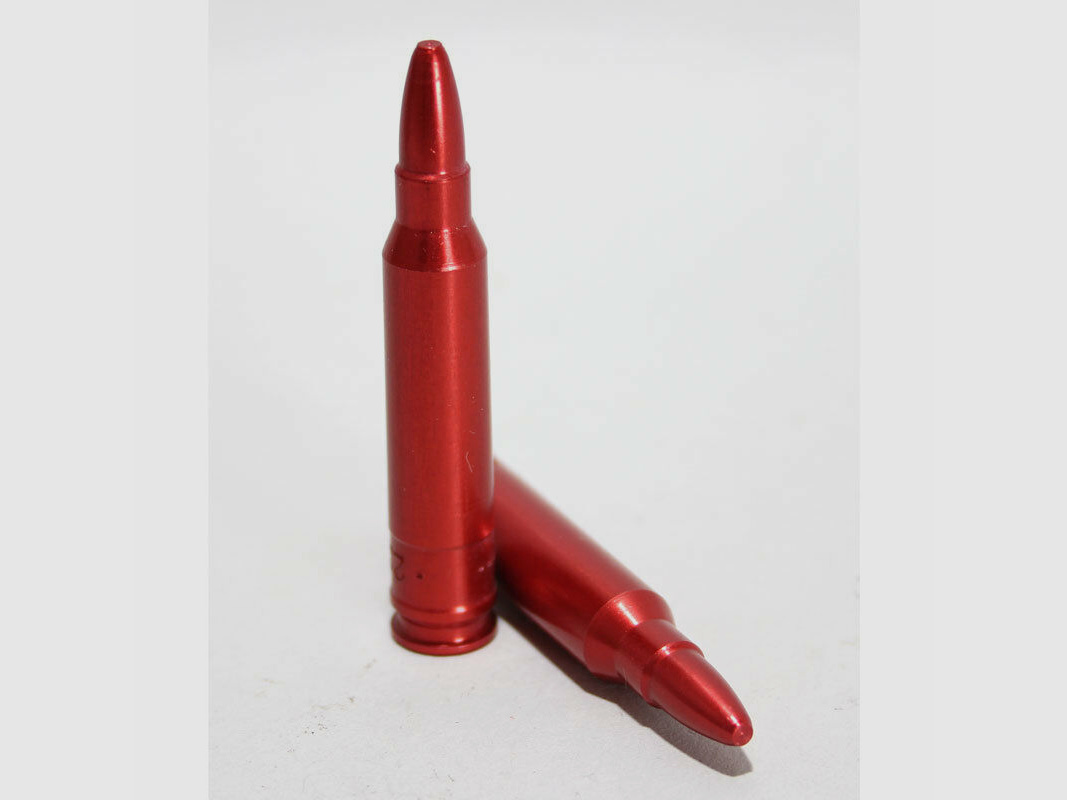 Waffenzubehör Pufferpatrone Alu 2 Stück Pufferpatronen .223 Rem