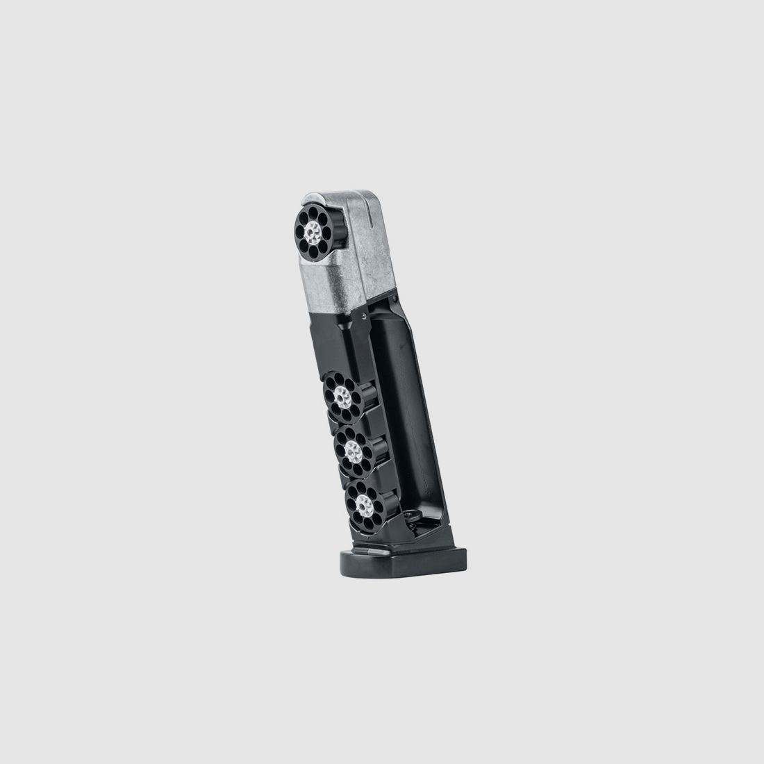 Ersatzmagazin fĂĽr CO2 Pistole Umarex Glock 17 mit 4 Clips Kaliber 4,5 mm 8 Schuss