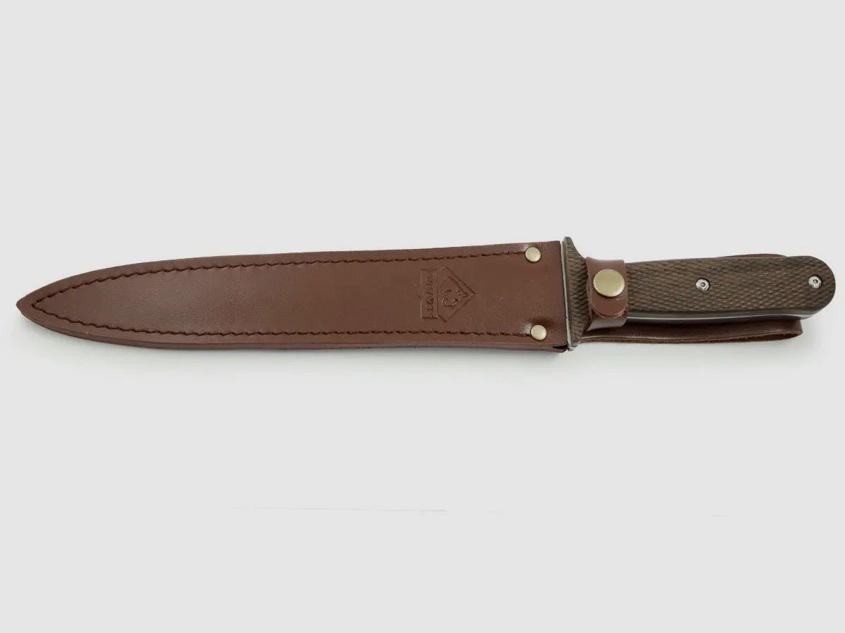 Puma XP cuchillo para jabalí 15, cuchillo de captura, pakkawood con piel de pez