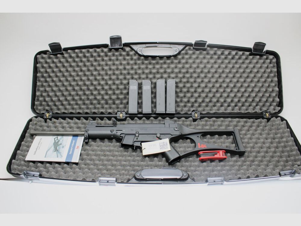 SL Büchse H&K Heckler & Koch USC Kal. 45ACP mit 4 Magazinen Koffer .45Auto