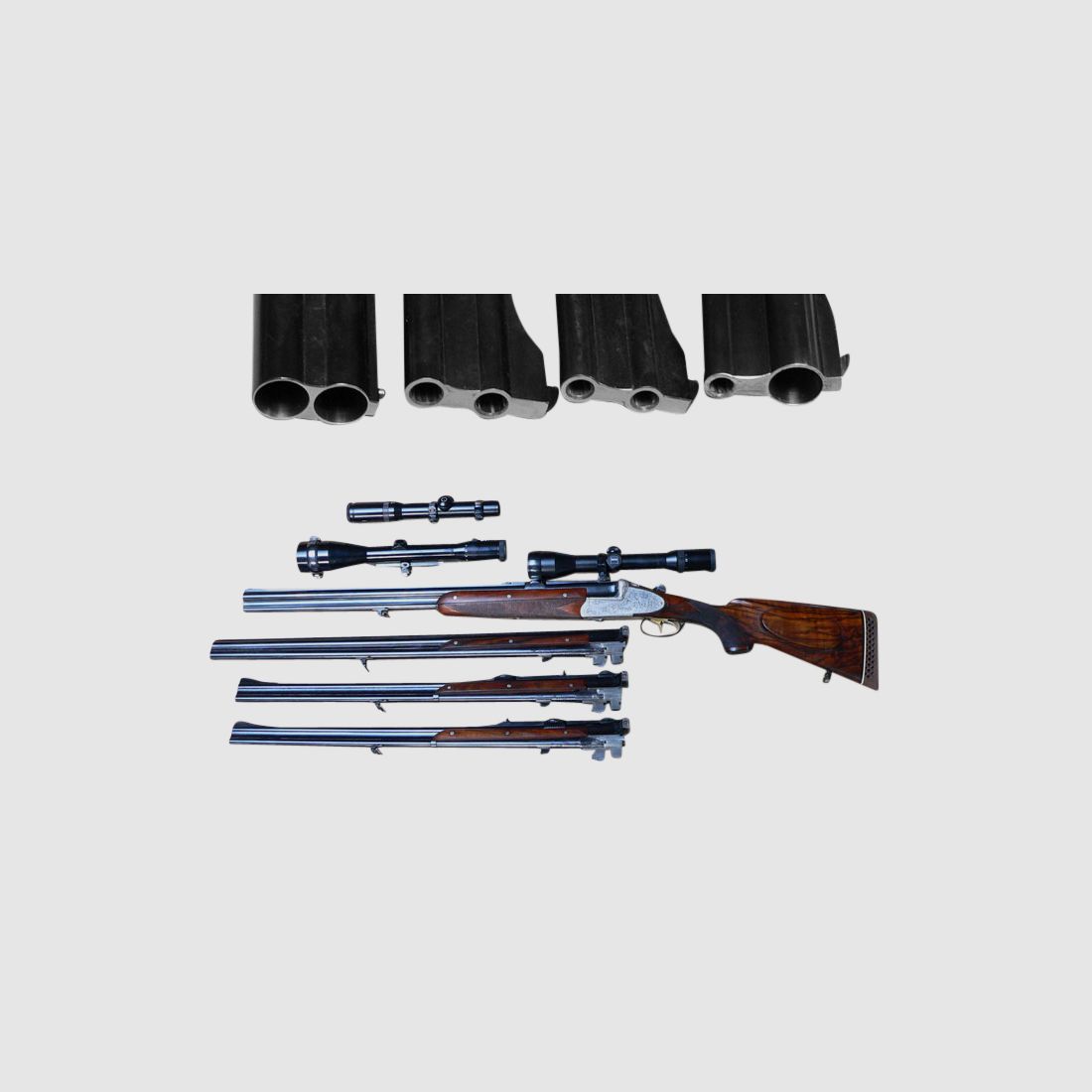 Ferlacher arme à répétition à bascule avec 4 canons