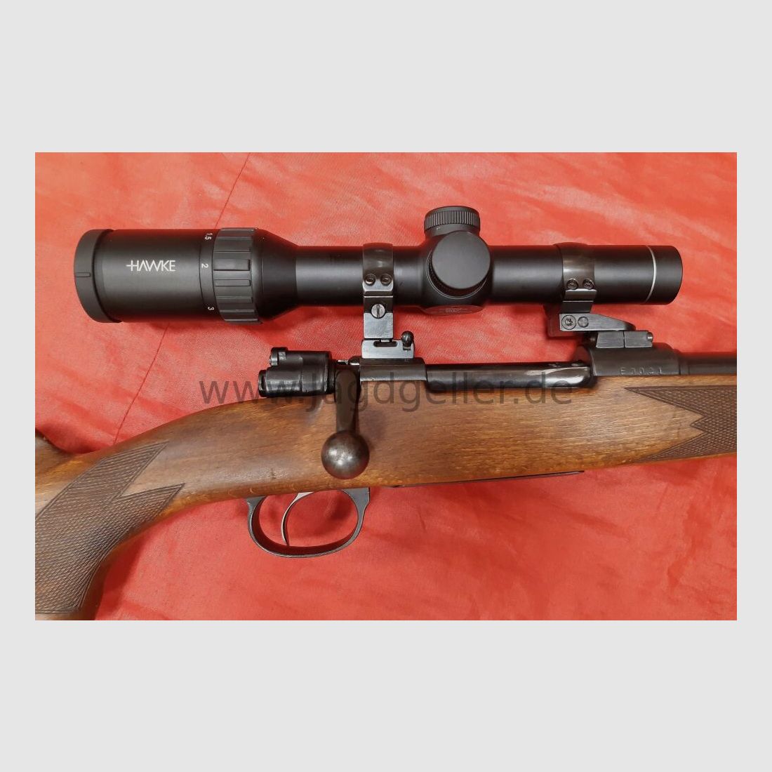 Drückjagdwaffe Mauser K 98 Preduzece 44 mit 1-4x24 Hawk LP 8x57JS