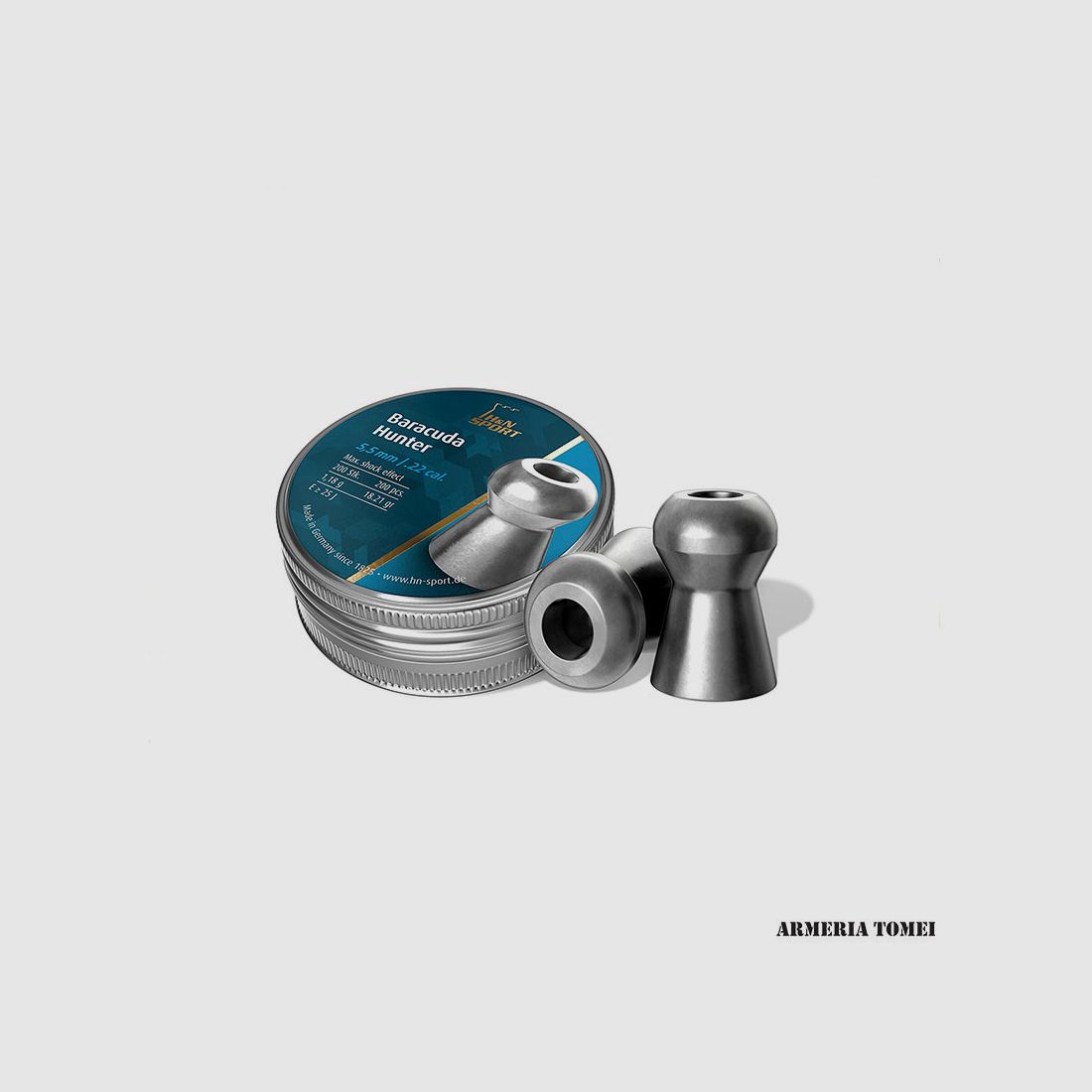 H&N – BARACUDA HUNTER 5,5MM/.22 KAL 18,21GR VERPACKUNG 200 ST.