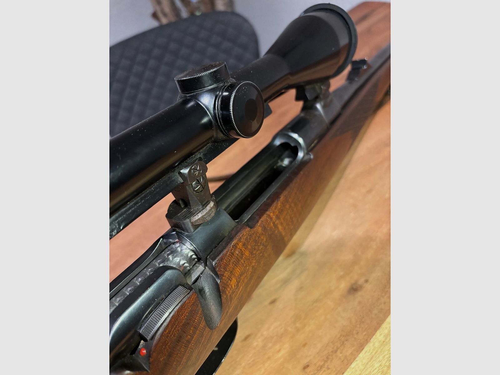 Krico 700 repeating rifle 7x64 repeater + optics + magazine
