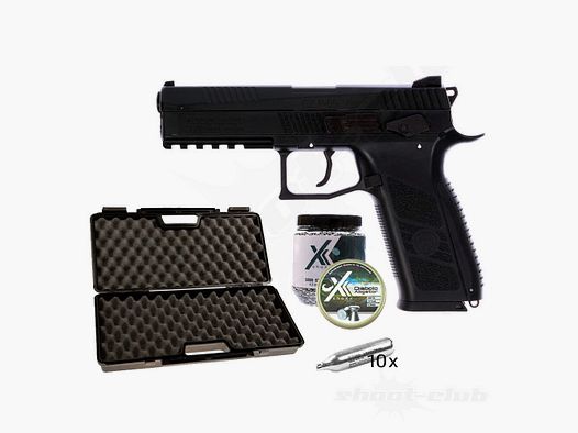 CZ CZ P-09 Duty Pistola CO2 4,5 mm BB in Acciaio e Diabolo