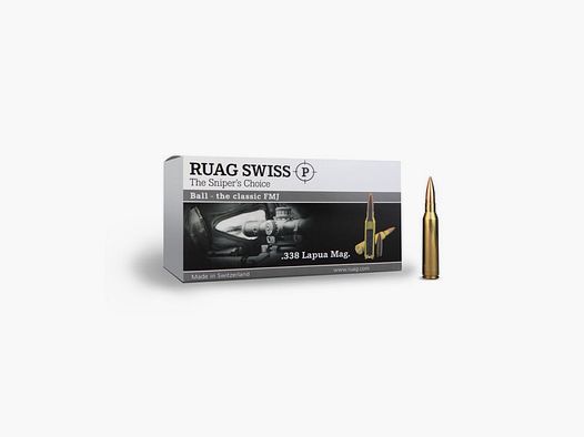 Swiss 338 Lap.Mag. Ball FMJ 16,3g/251gr