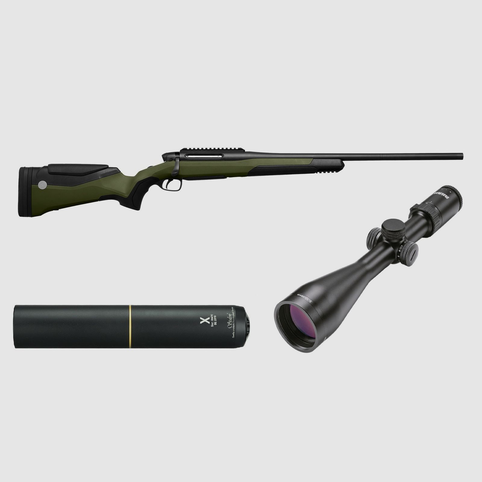 Steyr Mannlicher MS Wild, z AKAH 3-12x56