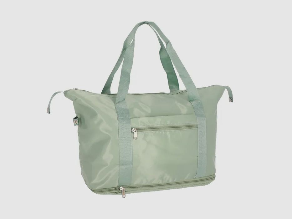 Sac de voyage vert pastel pliable