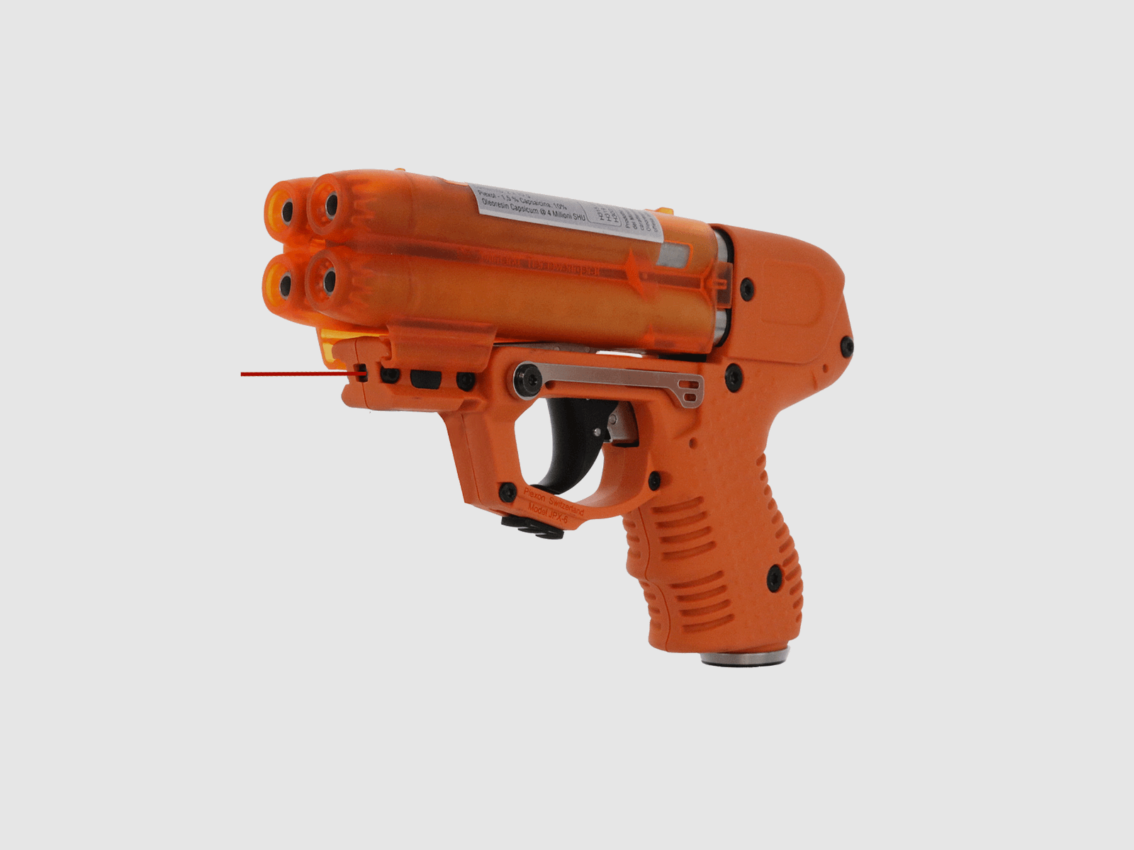 RADAR – PIEXON – PFEFFERSPRAY – JPX6 LASER (Wiederaufladbar – 4 Schüsse enthalten), Bild 6 von 11
