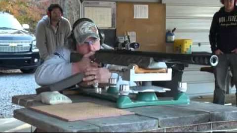 .905 CALIBER RIFLE IN ACTION