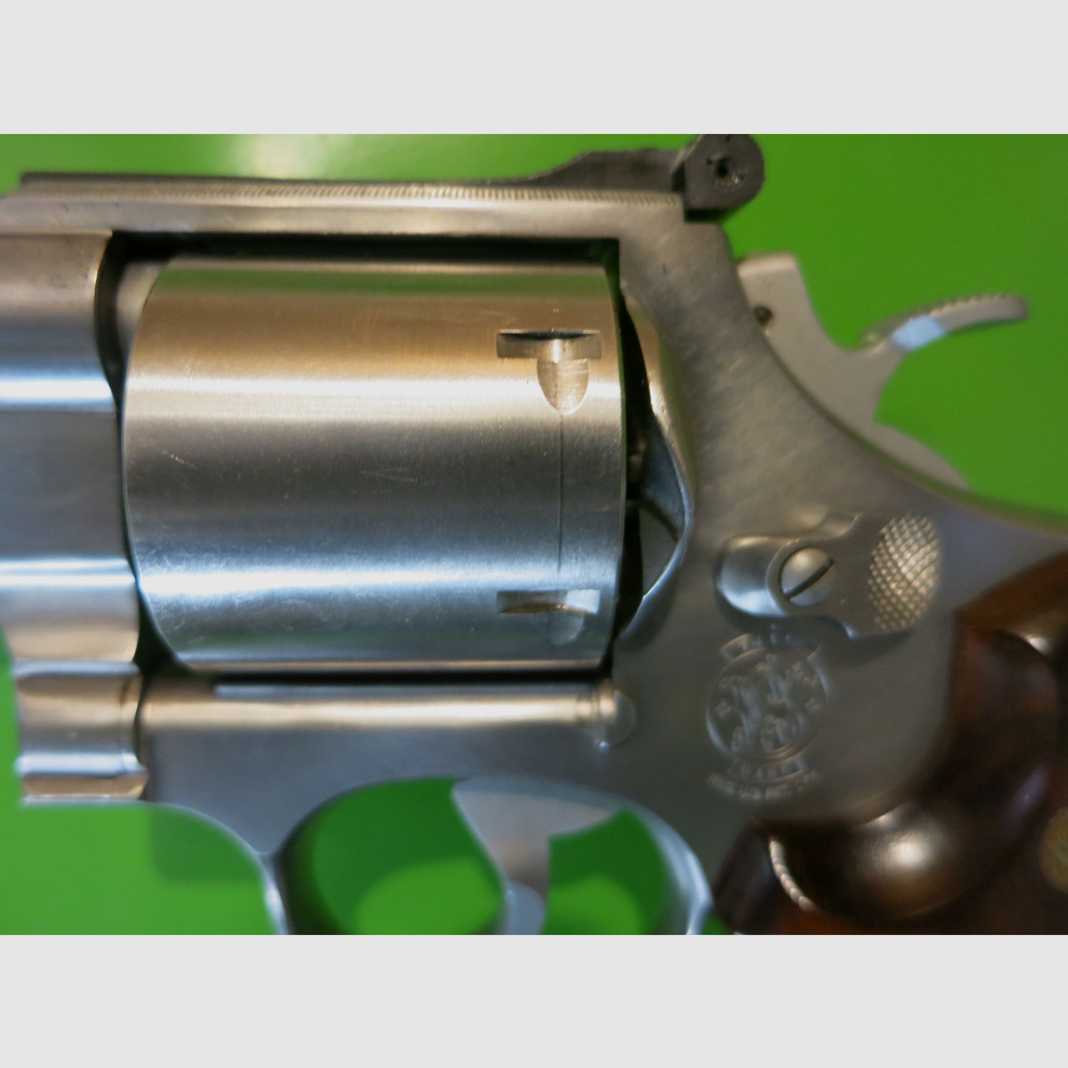 Smith&Wesson Mod. 627-0, WISCHO Target-Champion, .357 Magnum, 5,5" Lauf, stainless   #64-