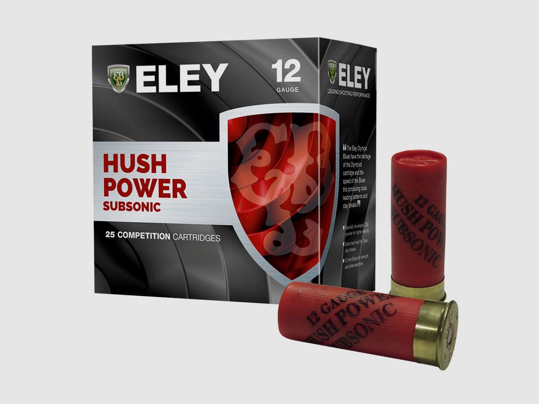 Eley Hush Power Subsonic Trap .12/70 28g 25 Patronen