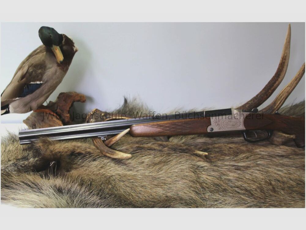 Blaser ES 63 ideale Damenwaffe da nur 35 cm Schaftlänge 7x65R;12/70