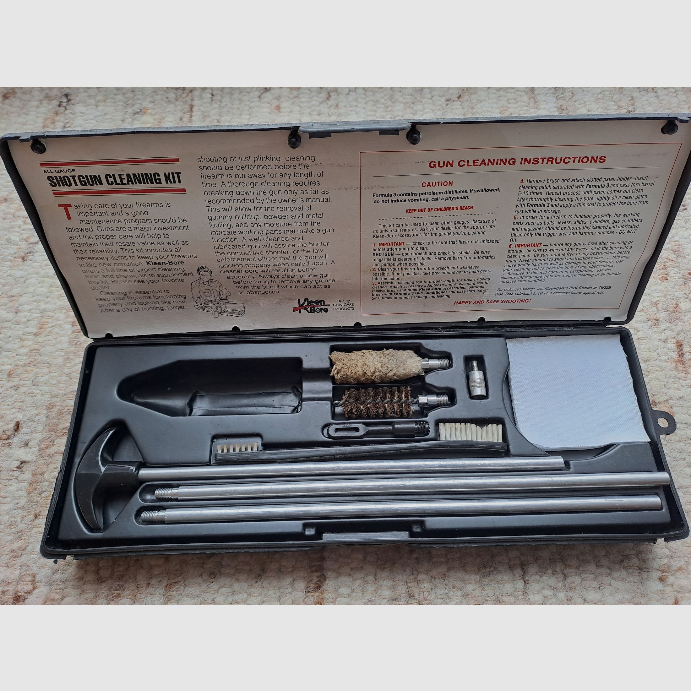 Convolto di pulizia KK, 9 mm, fucile Cal.12