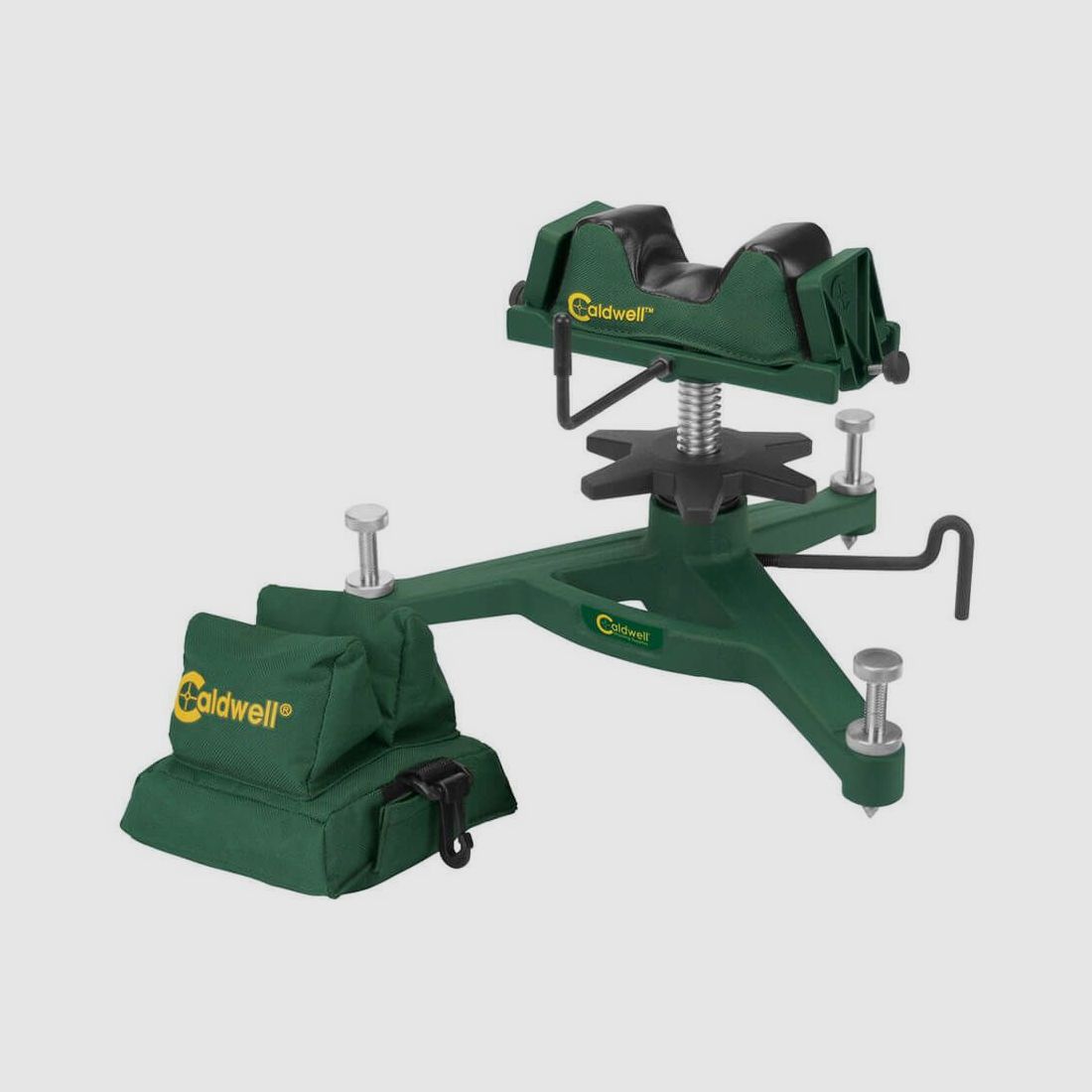CALDWELL The Rock Combo Gewehr Pistole Einschießhilfe Schießauflagen für Vorderschaft Hinterschaft