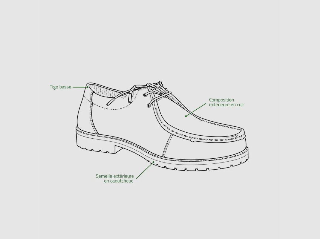 Chaussures Danube cuir semelle caoutchouc marron 40 à 46, image 7 sur 9