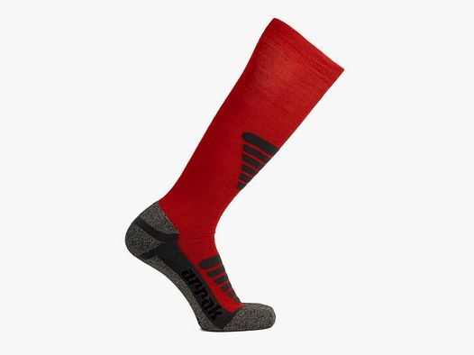 Arrak Outdoor Hiking Socken Hoch Dunkelrot 38-40