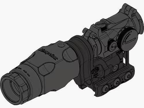 Spuhr Aimpoint Montage für Micro und Magnifier H57mm