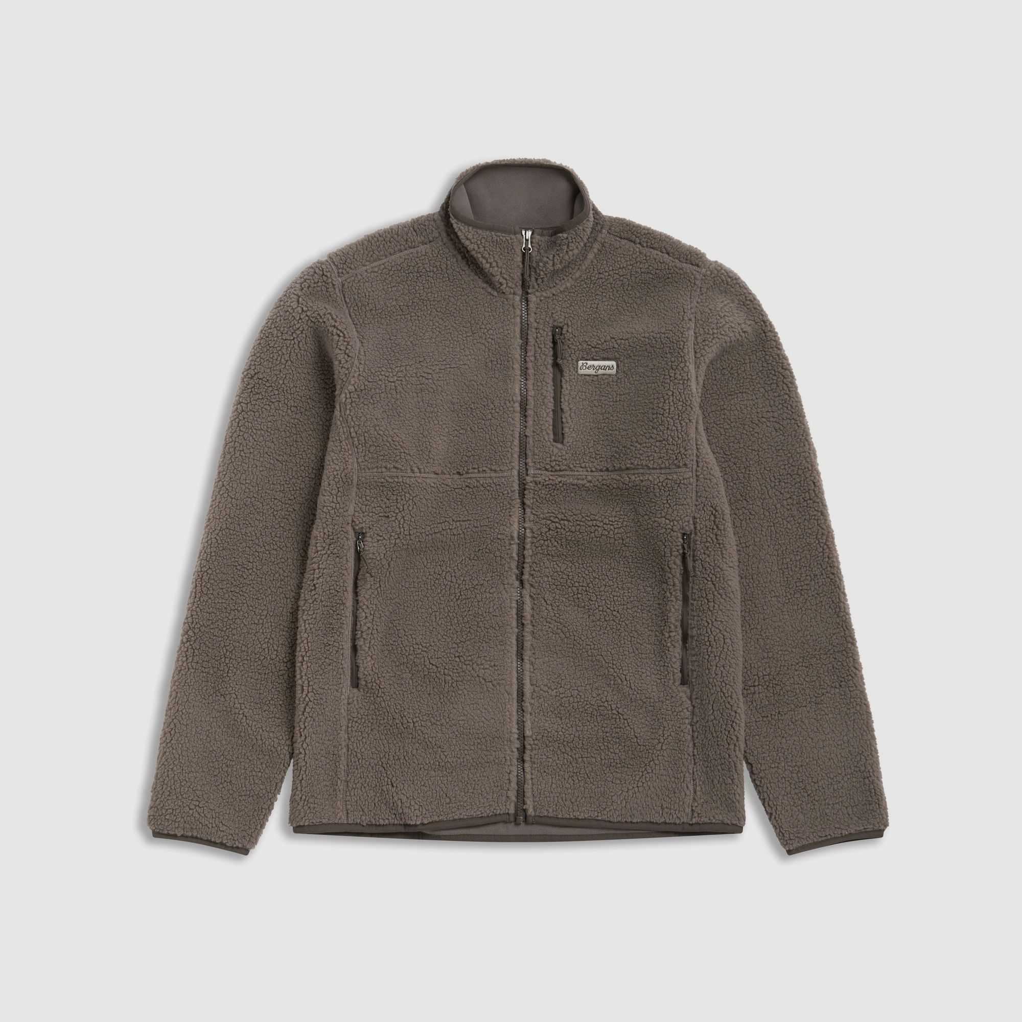 Bergans Lunnan Pile Fleece Jacket Men Rock Taupe S