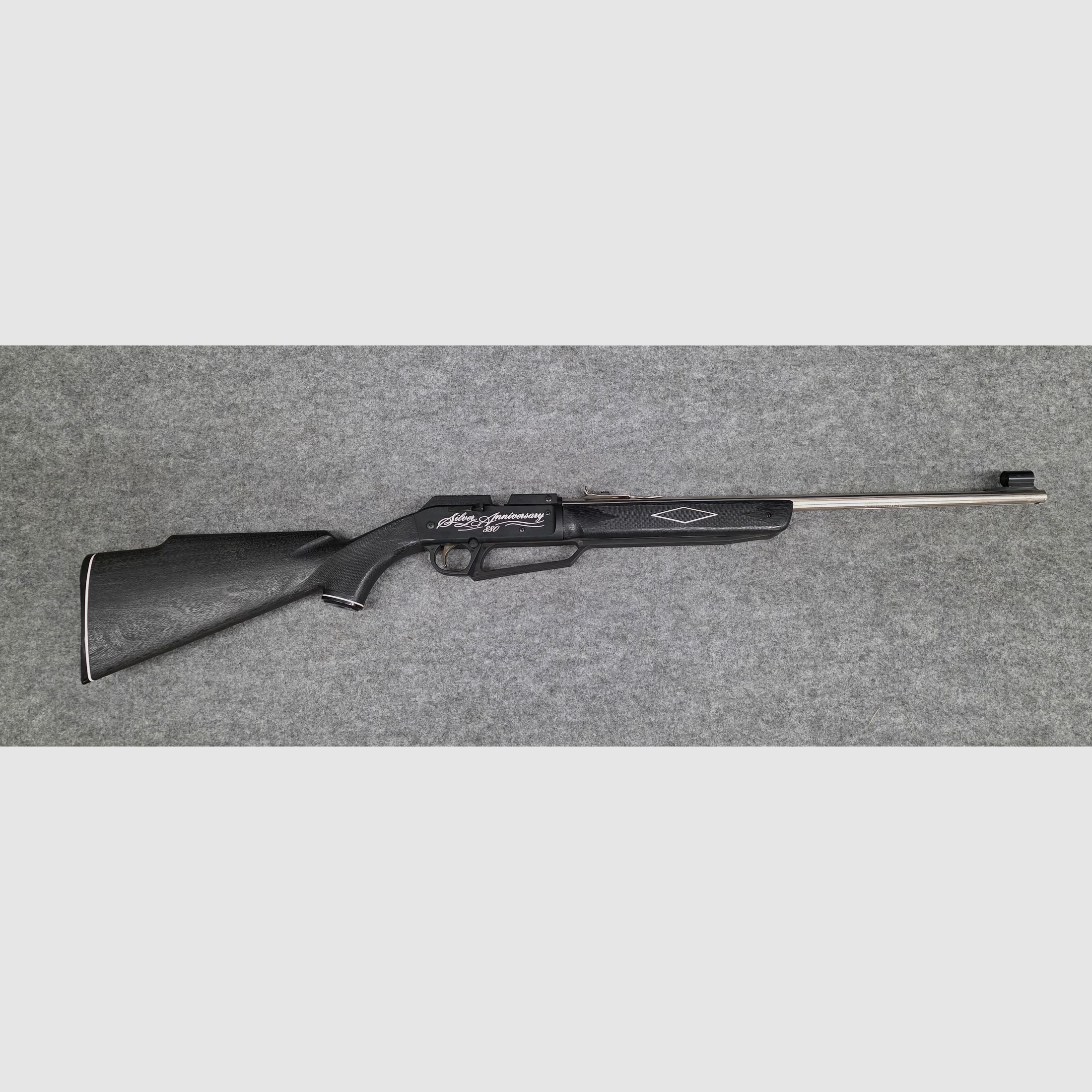 Sondermodell Rarität Silver Anniversary Collector's Edition Jubiläums Modell Unterhebel Vorkomprimier Luftgewehr Daisy Powerline Modell 880 Rogers Airguns USA