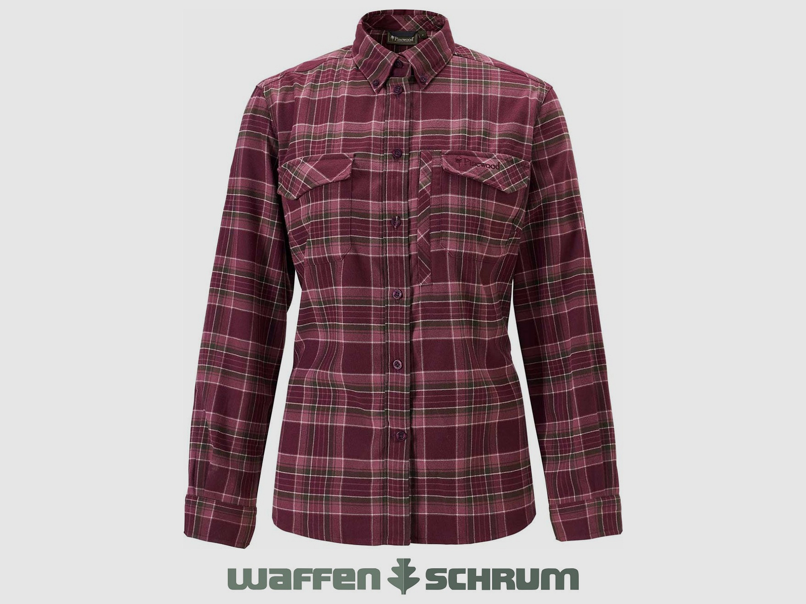 Camicia Pinewood Abisko Hiking Flanella Prugna